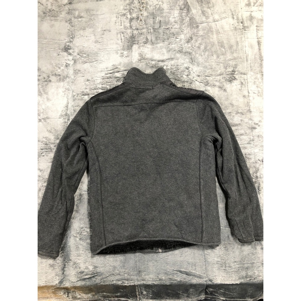 INC International Concepts Mens Full Zip Faux Fur Lined Sweater Jacket Grey M - Picture 5 of 7